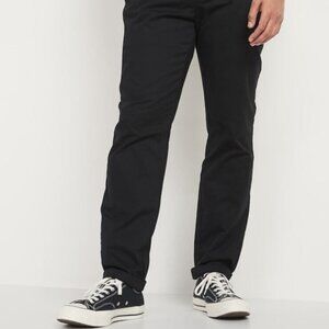 OLD Navy Athletic Ultimate Built-In Flex Chino Pants Men. Black Jack 44x30 New
